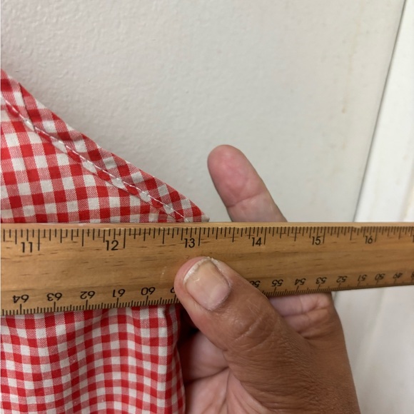 Mabo | Red Gingham Tie Back Romper - Picture 8 of 11